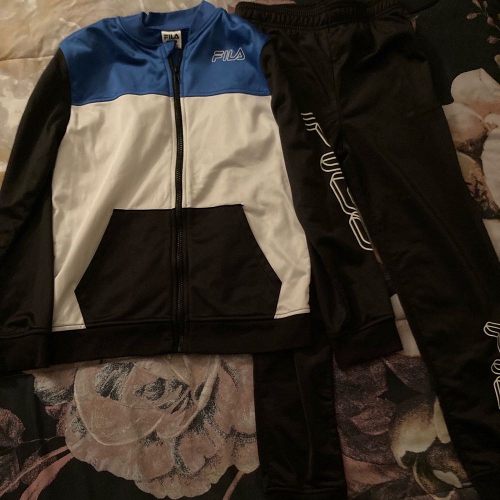 Boys FILA Long Sleeve Track Suit